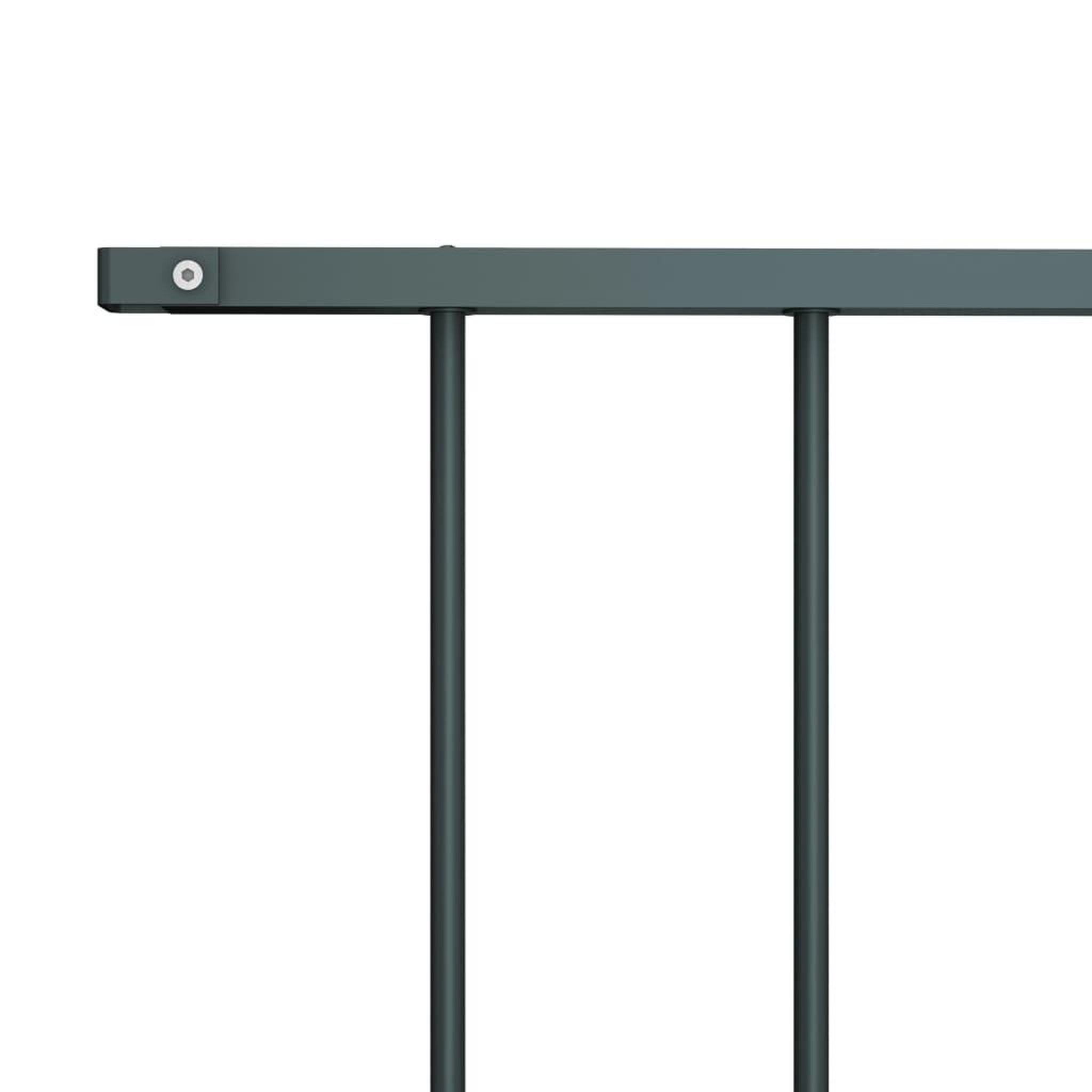 Voir la diapositive 3 : VIDAXL Panneau de cloture Acier enduit de poudre 1,7x0,75 m Anthracite