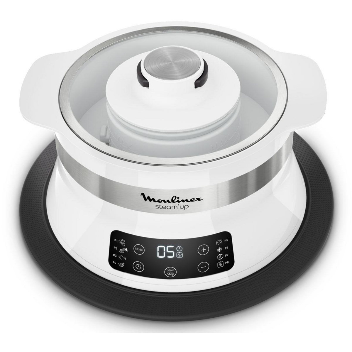 MOULINEX Cuiseur vapeur 0.7l 550w blanc - vj504010