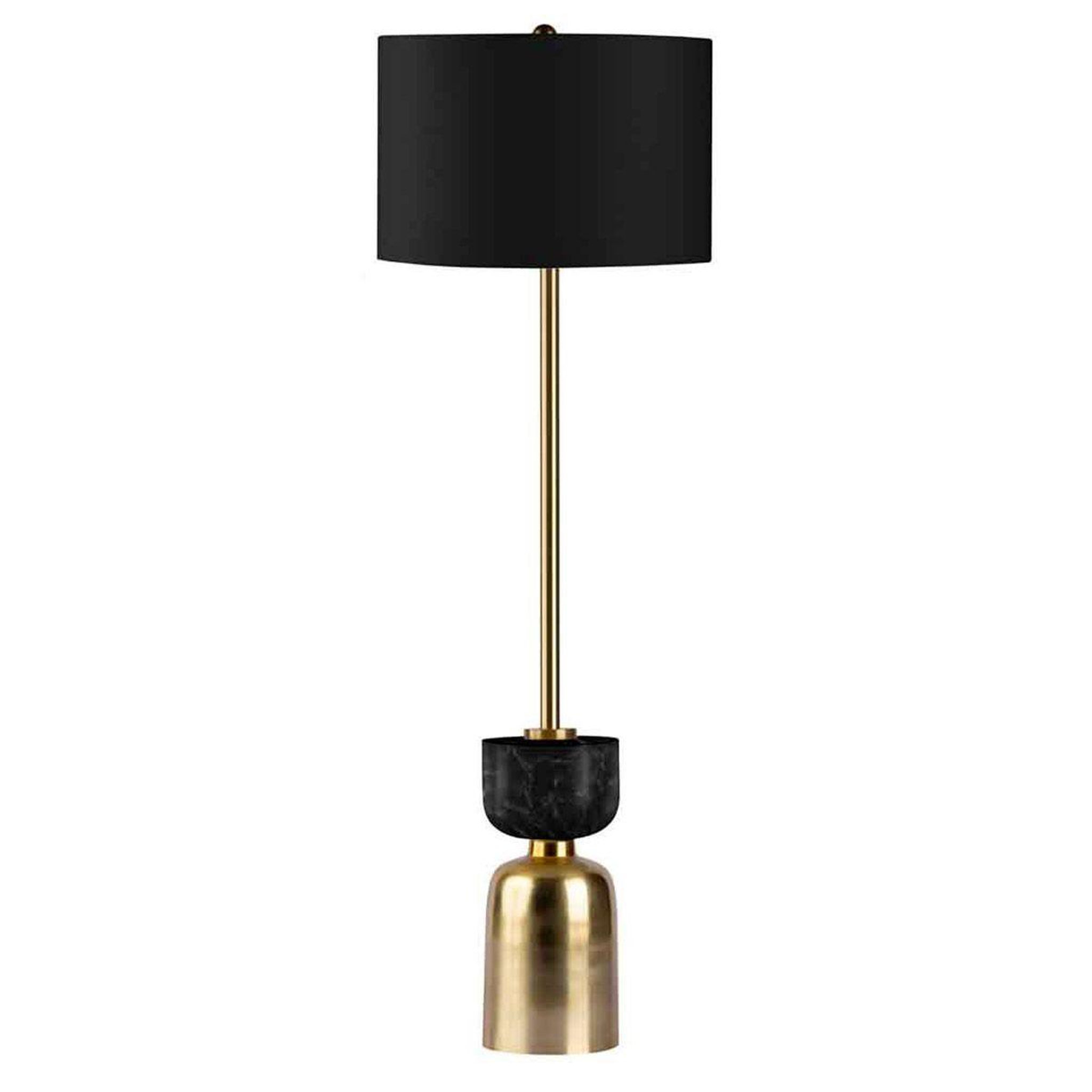 Paris Prix Lampadaire Rond Design  Ceres  127cm Noir & Or