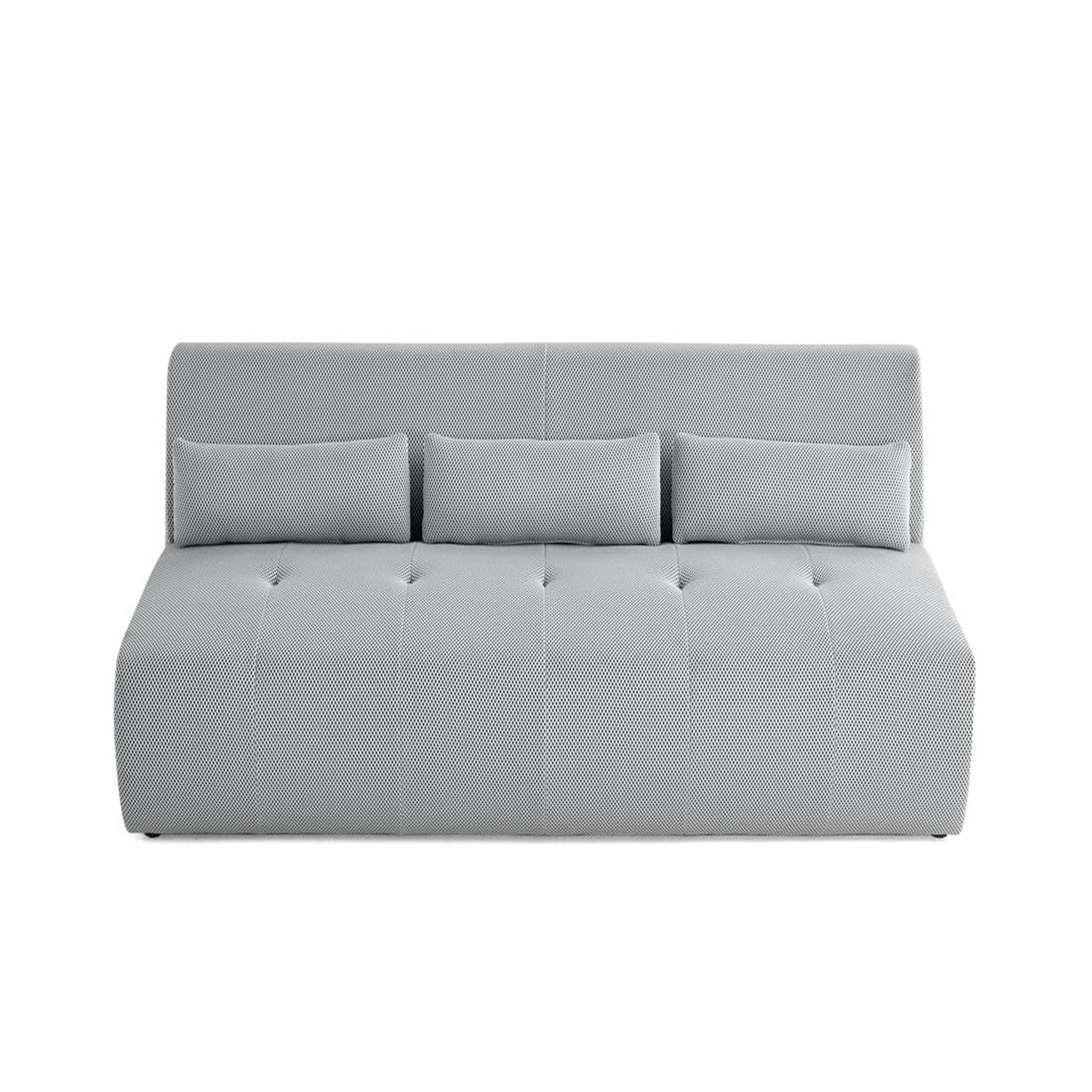 Voir la diapositive 6 : LISA DESIGN Onyx - canapé droit 3 places - en tissu mailles 3d