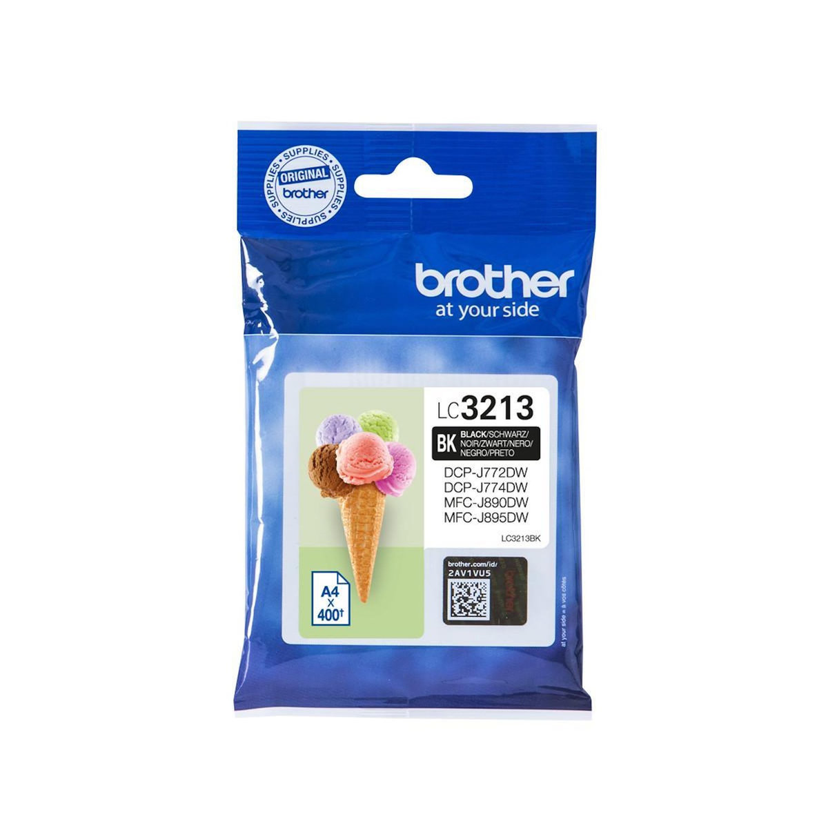Brother Cartouche d'encre Originale LC3213 Noire Standard - LC3213BK