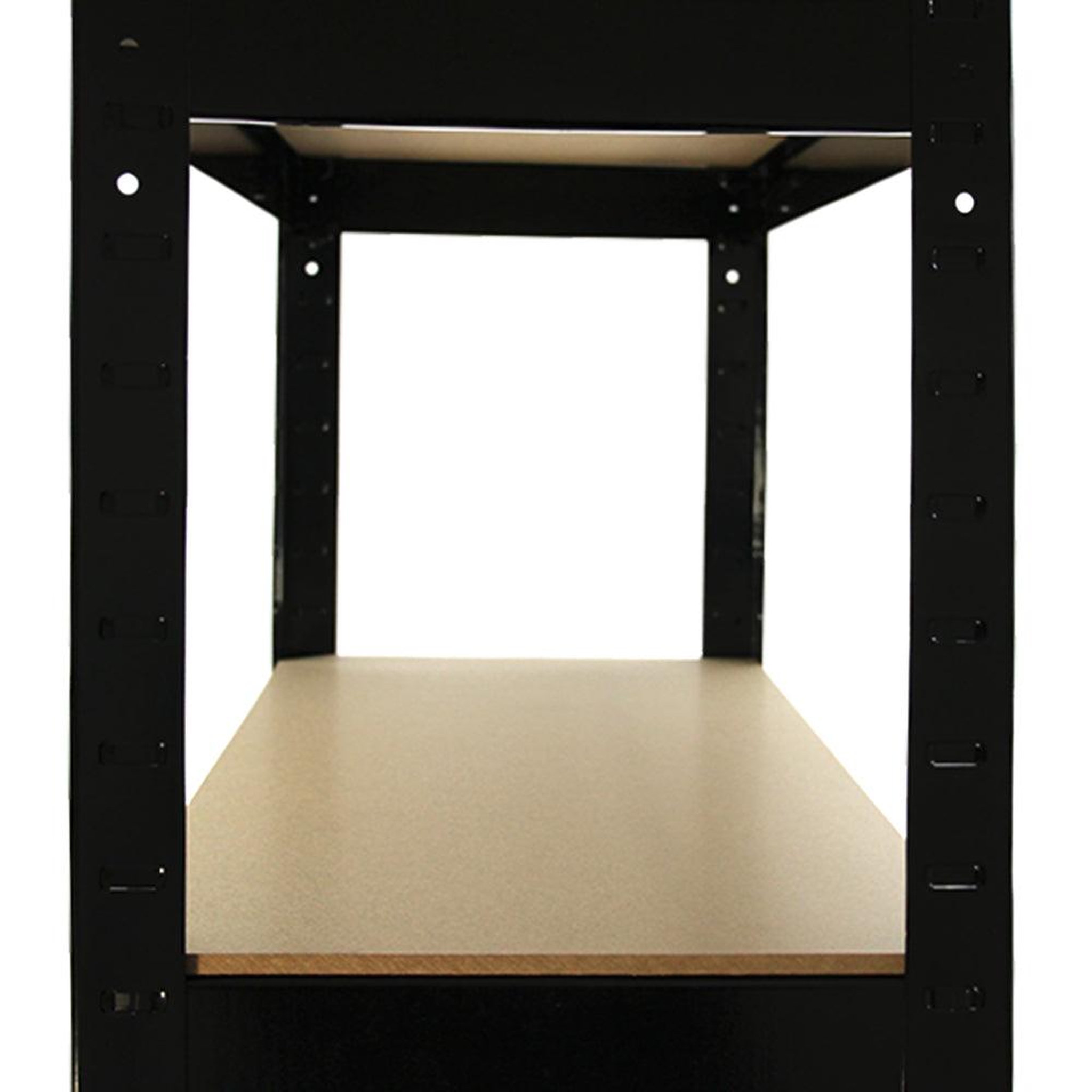 Voir la diapositive 4 : MONSTER RACKING 3 rayonnages t-rax en acier noir 75cm x 30cm x 150cm