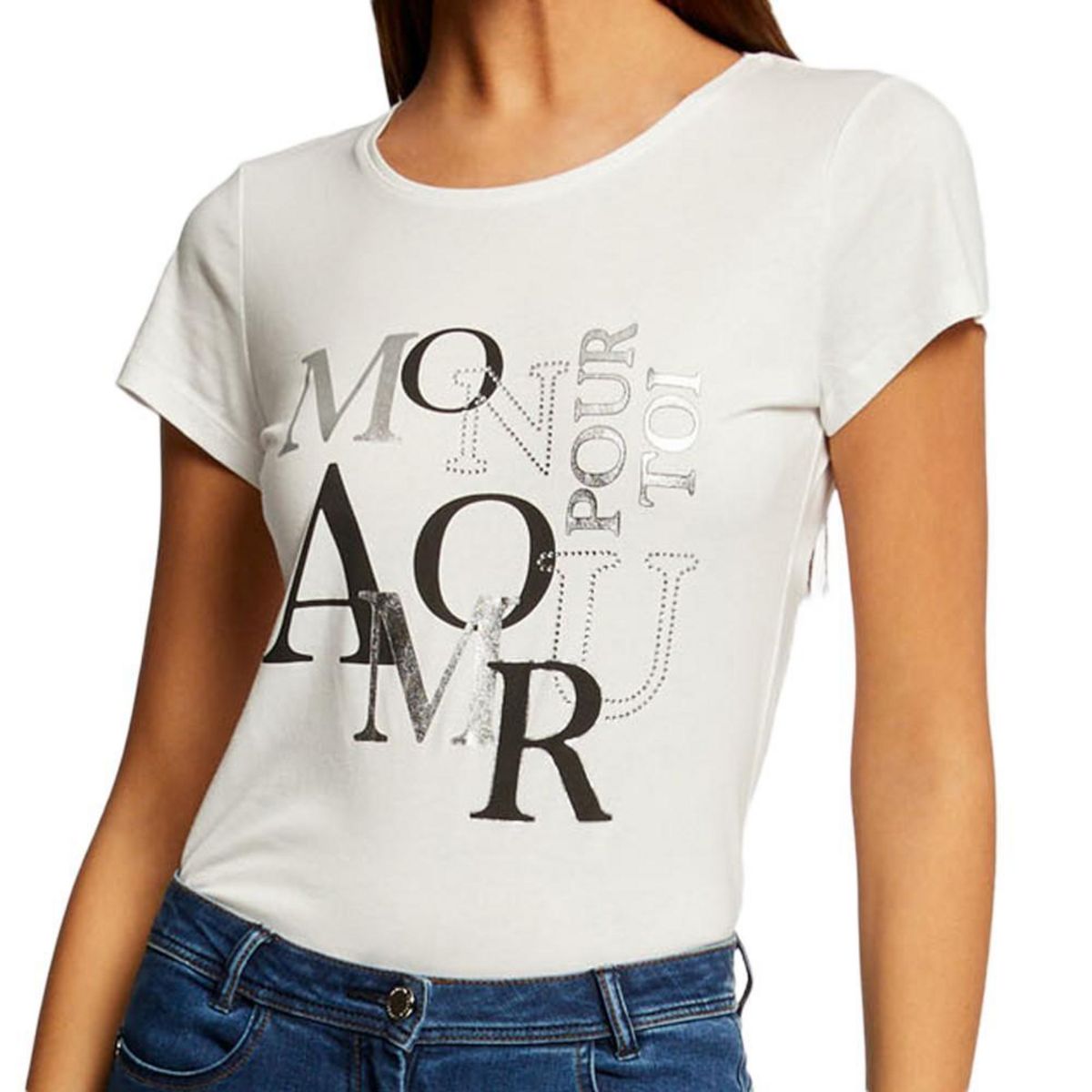 MORGAN T shirt  Femme Morgan Damour