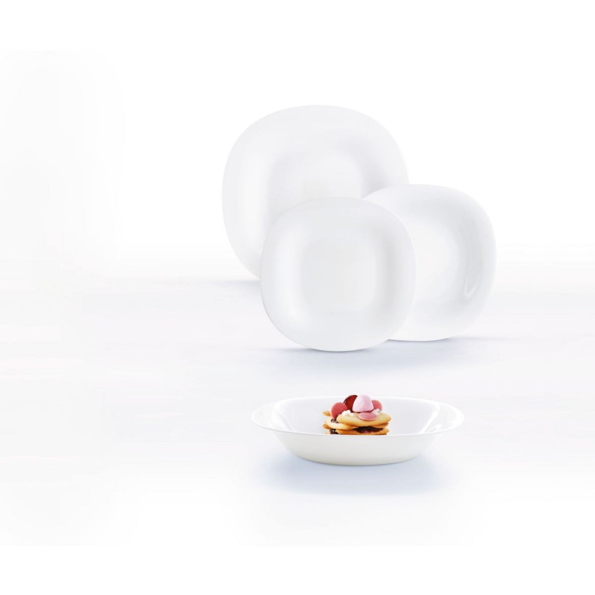 ARC Service 18 pièces opale blanc CARINE