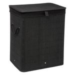 FIVE Panier à linge design Bamboo. Coloris disponibles : Marron