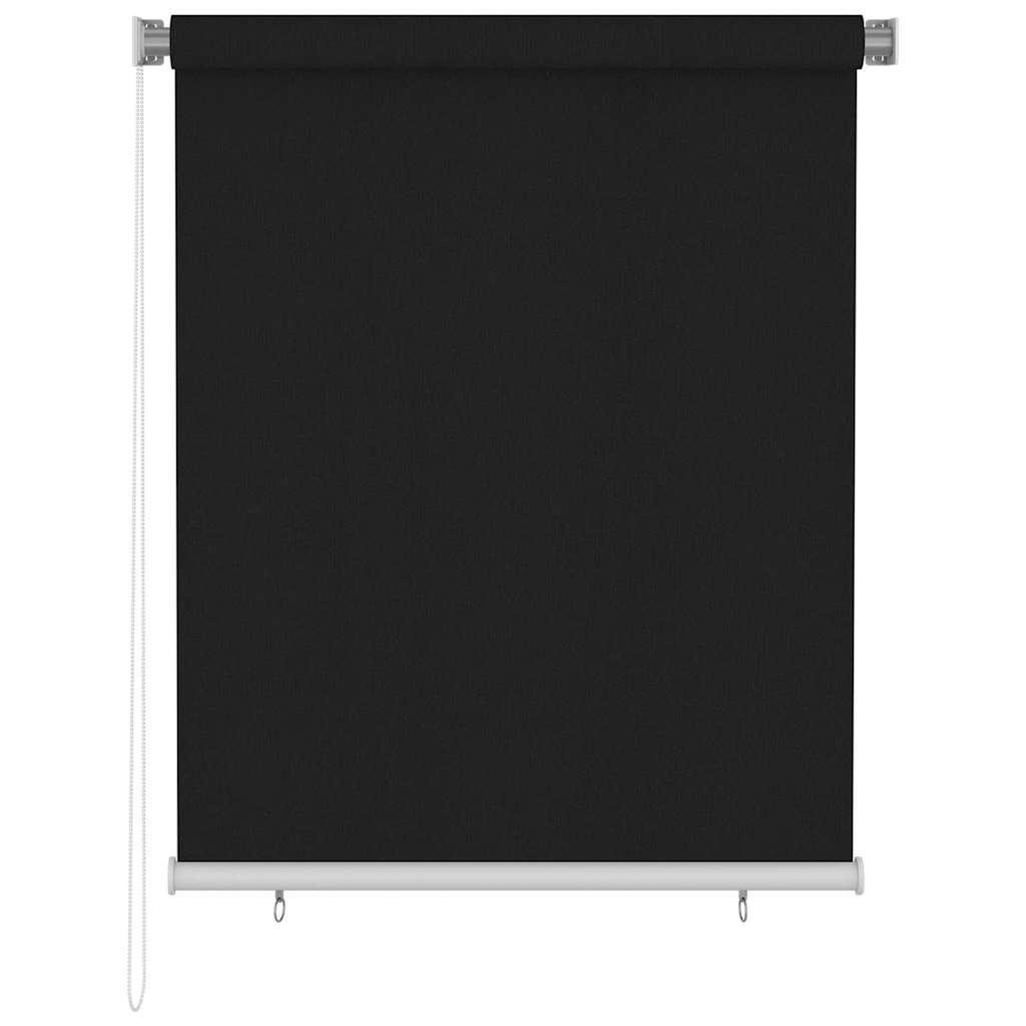 Voir la diapositive 2 : VIDAXL Store roulant d'exterieur 125 (l) x 140 (h) cm noir