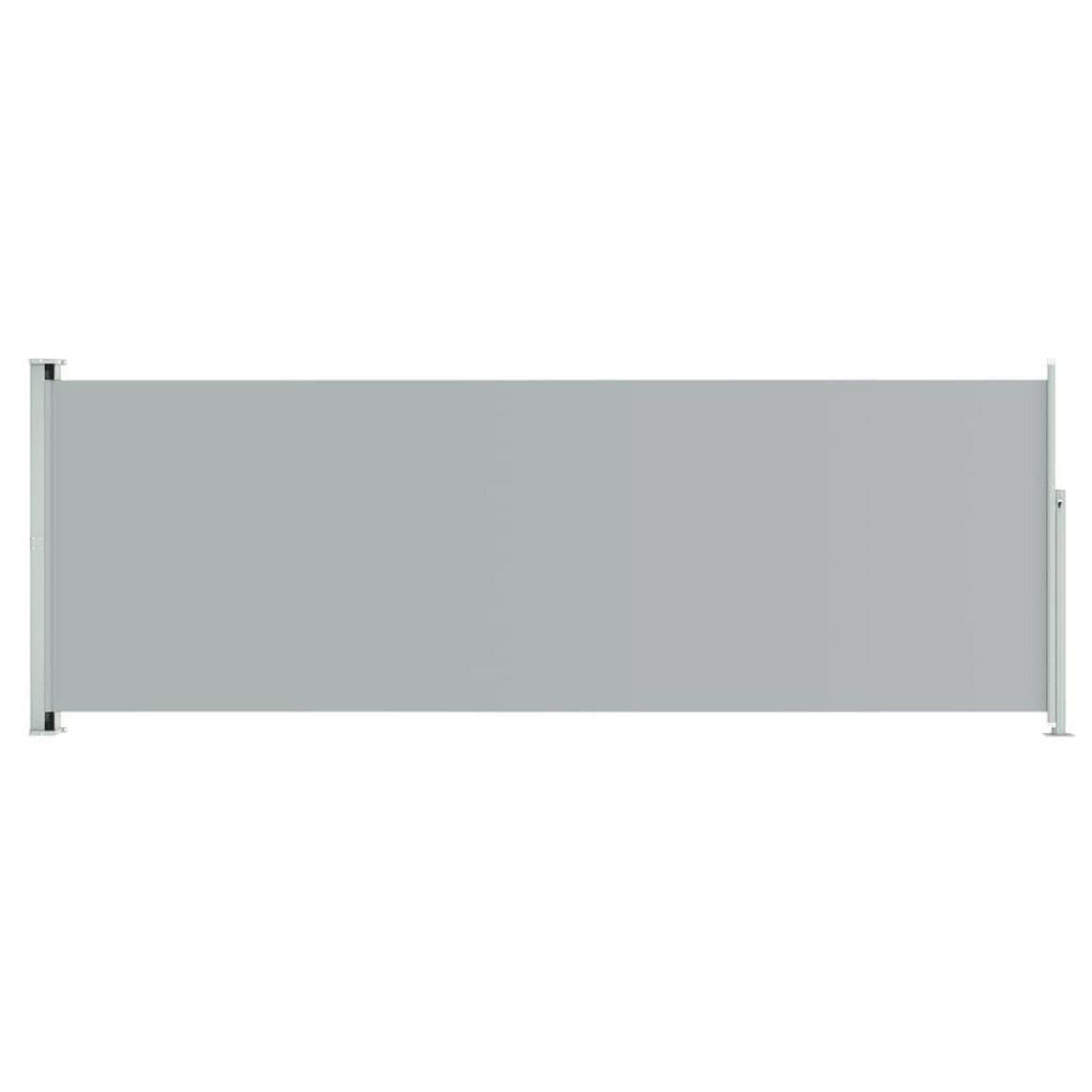 VIDAXL Auvent lateral retractable de patio 220x600 cm Gris