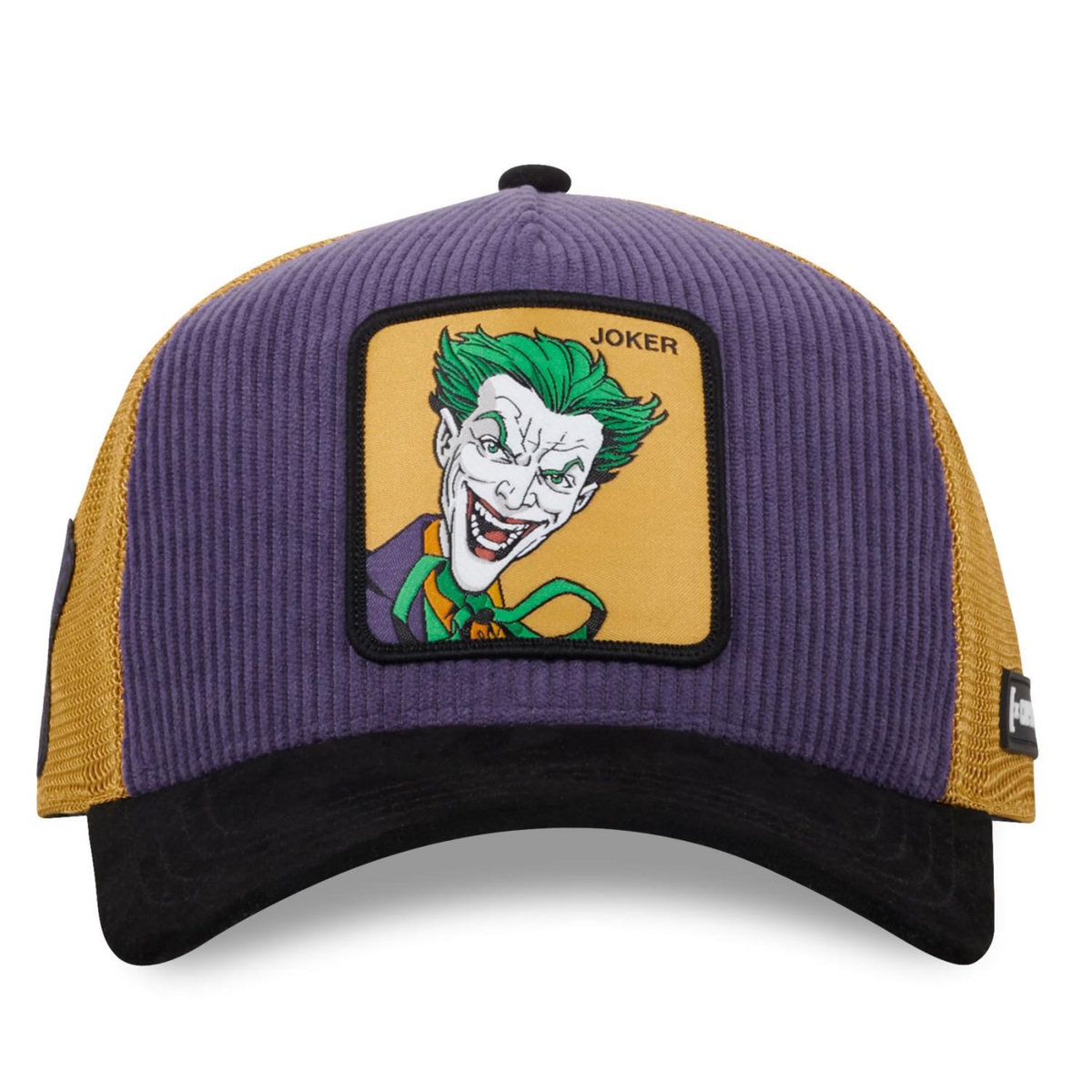 CAPSLAB Casquette homme trucker en velour et suedine Dc Comics Prison