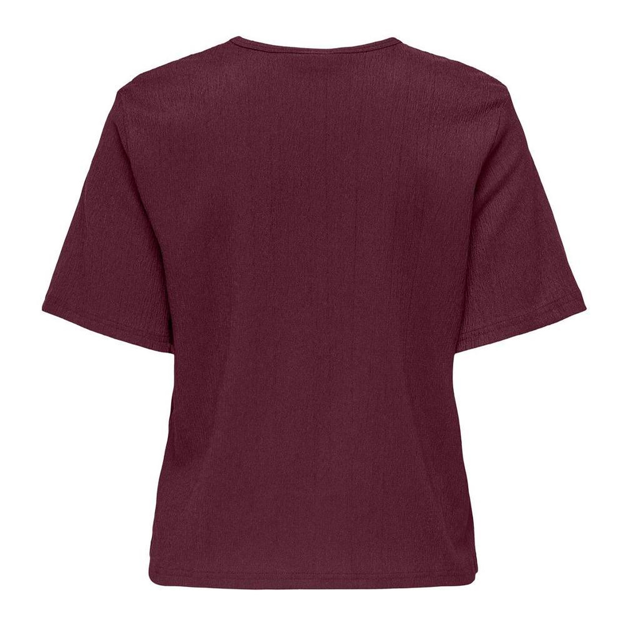 Voir la diapositive 2 : JACQUELINE DE YONG T-Shirt Prune Femme JDY Debbie