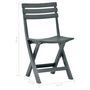 Voir la diapositive 6 : VIDAXL Chaises de jardin pliables lot de 2 Plastique Vert