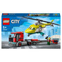 Voir la diapositive 1 : LEGO City Great Vehicles 60343 - Le Transport de L&rsquo;Hélicoptère de Secours, Jouet Camion