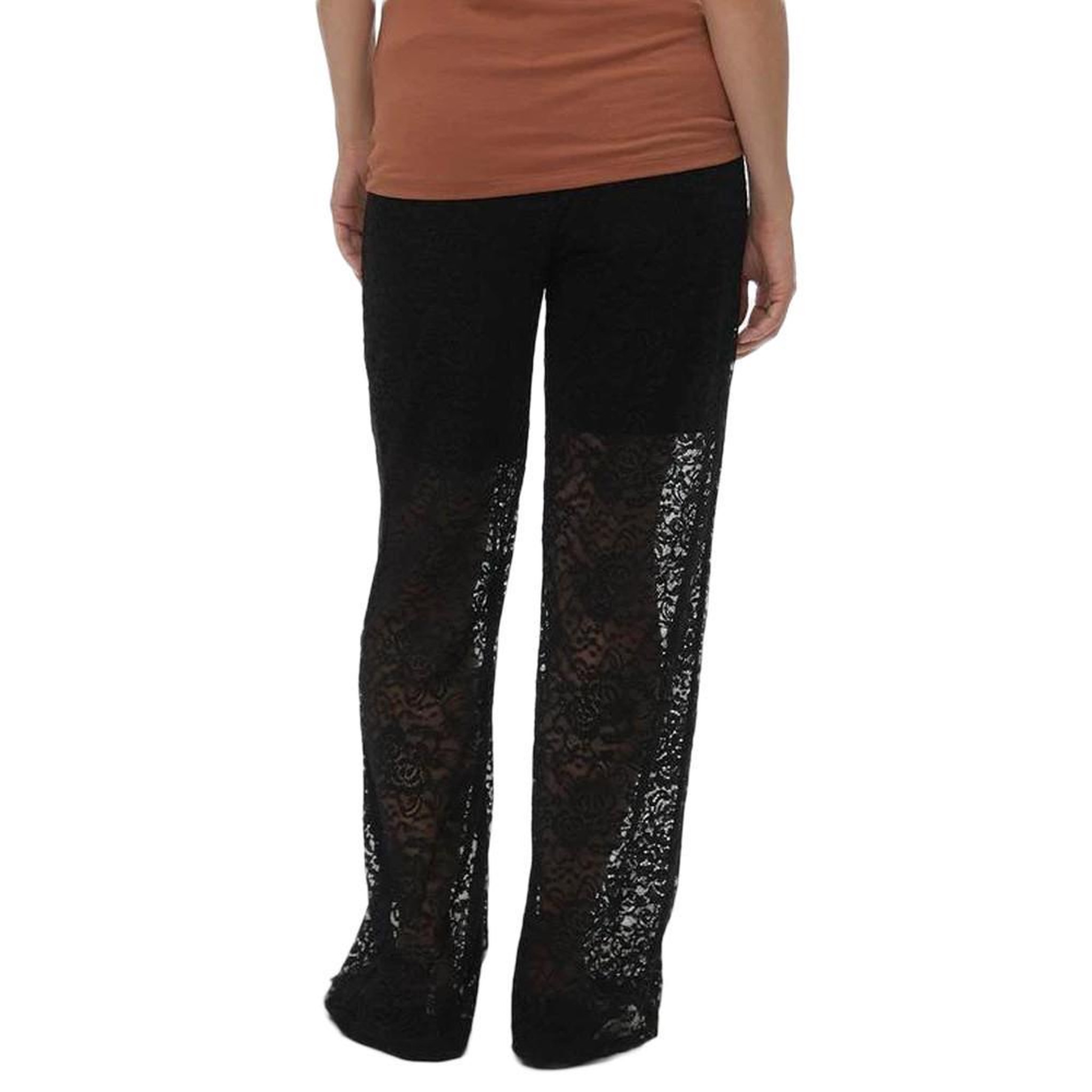 Voir la diapositive 2 : MAMALICIOUS Pantalon en Dentelle  Femme Mamalicious Barbara
