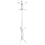 Voir la diapositive 2 : VIDAXL Porte manteau blanc 176 cm fer enduit de poudre