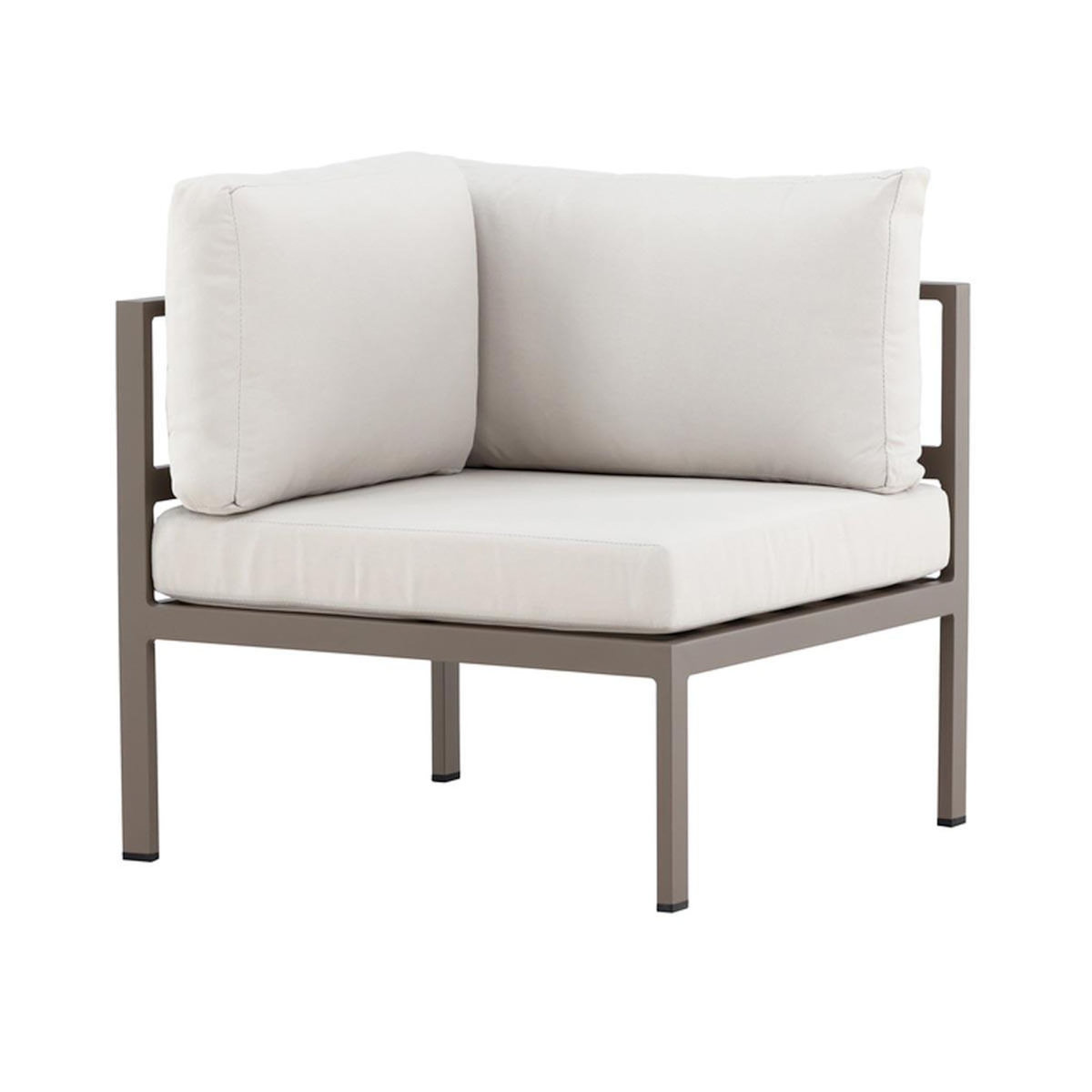 Paris Prix Module Canapé d'Angle de Jardin  Copacabana  74cm Marron