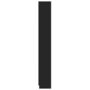 Voir la diapositive 5 : VIDAXL Bibliotheque a 5 niveaux Noir 60x24x175 cm Bois d'ingenierie