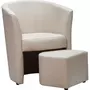 Fauteuil blanc ROMA