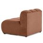 Voir la diapositive 6 : LISA DESIGN Debbie - module d'assise sans accoudoirs en tissu texturé