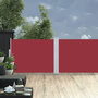 Voir la diapositive 3 : VIDAXL Auvent lateral retractable Rouge 100 x 1000 cm