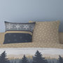 Voir la diapositive 2 : Dourev Housse de couette Flanelle 240x220 CHIMAY + 2 taies