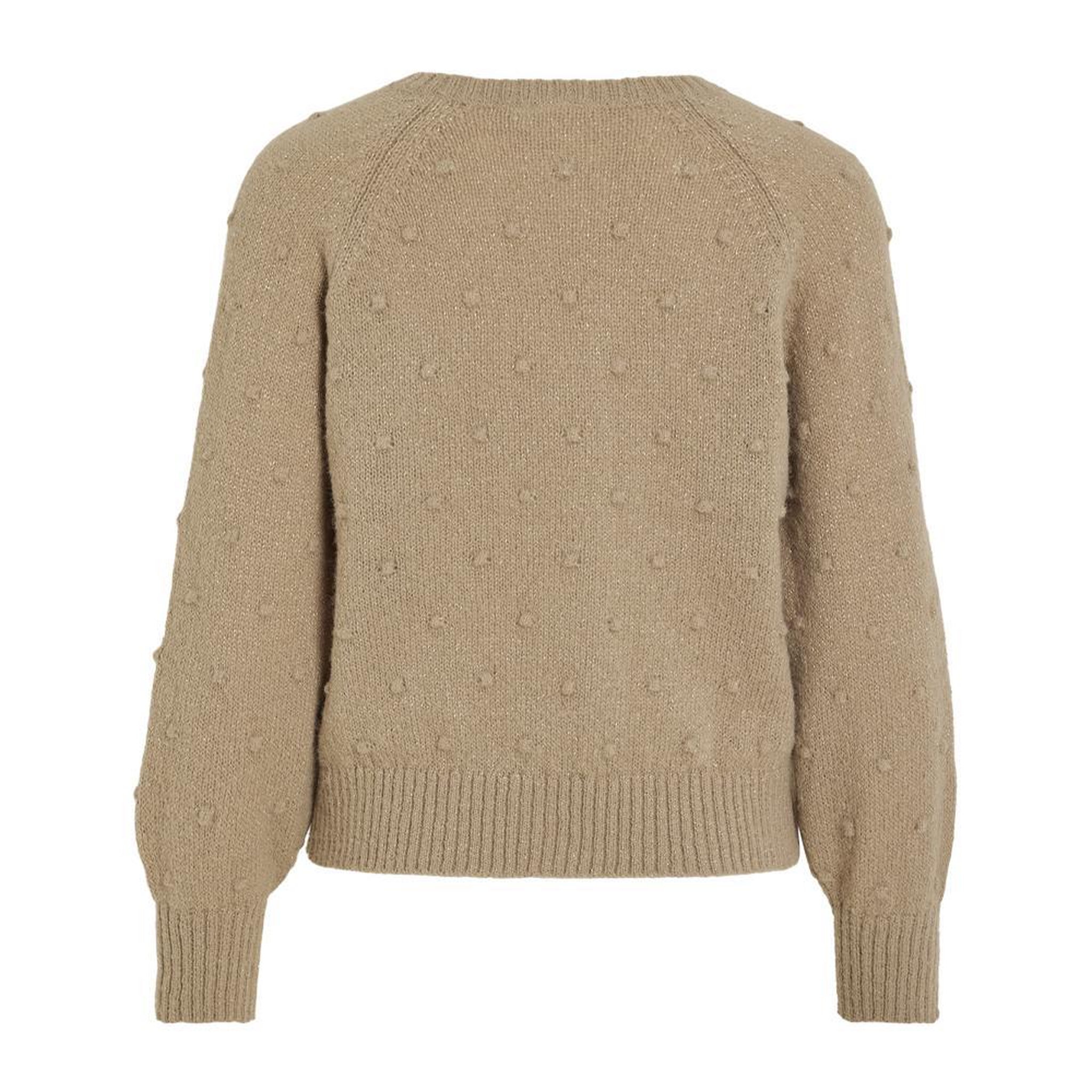 Voir la diapositive 2 : Vila Pull Marron Femme Vila Tuli