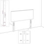 Voir la diapositive 6 : VIDAXL Meuble TV Blanc brillant 120x40,5x35 cm