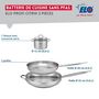 Voir la diapositive 2 : ELO Ensemble de 2 Poêles de cuisson 28 et 32 cm et 1 faitout 12 cm Elo Profi Citrin