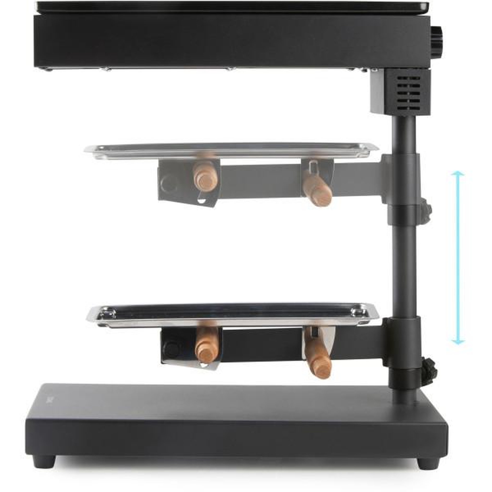 Voir la diapositive 6 : Domo Appareil à raclette domo 1000W compact