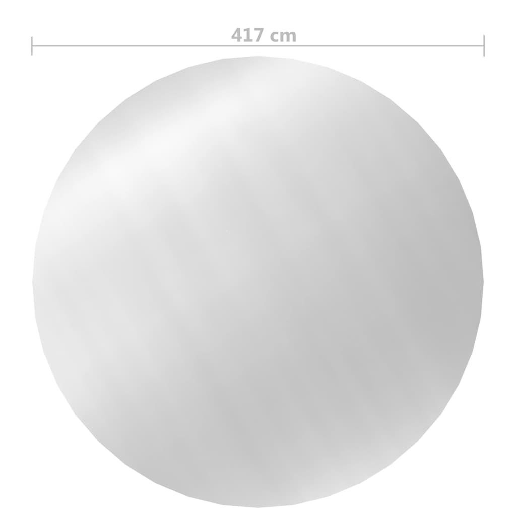 Voir la diapositive 6 : VIDAXL Couverture de piscine Argente 417 cm PE