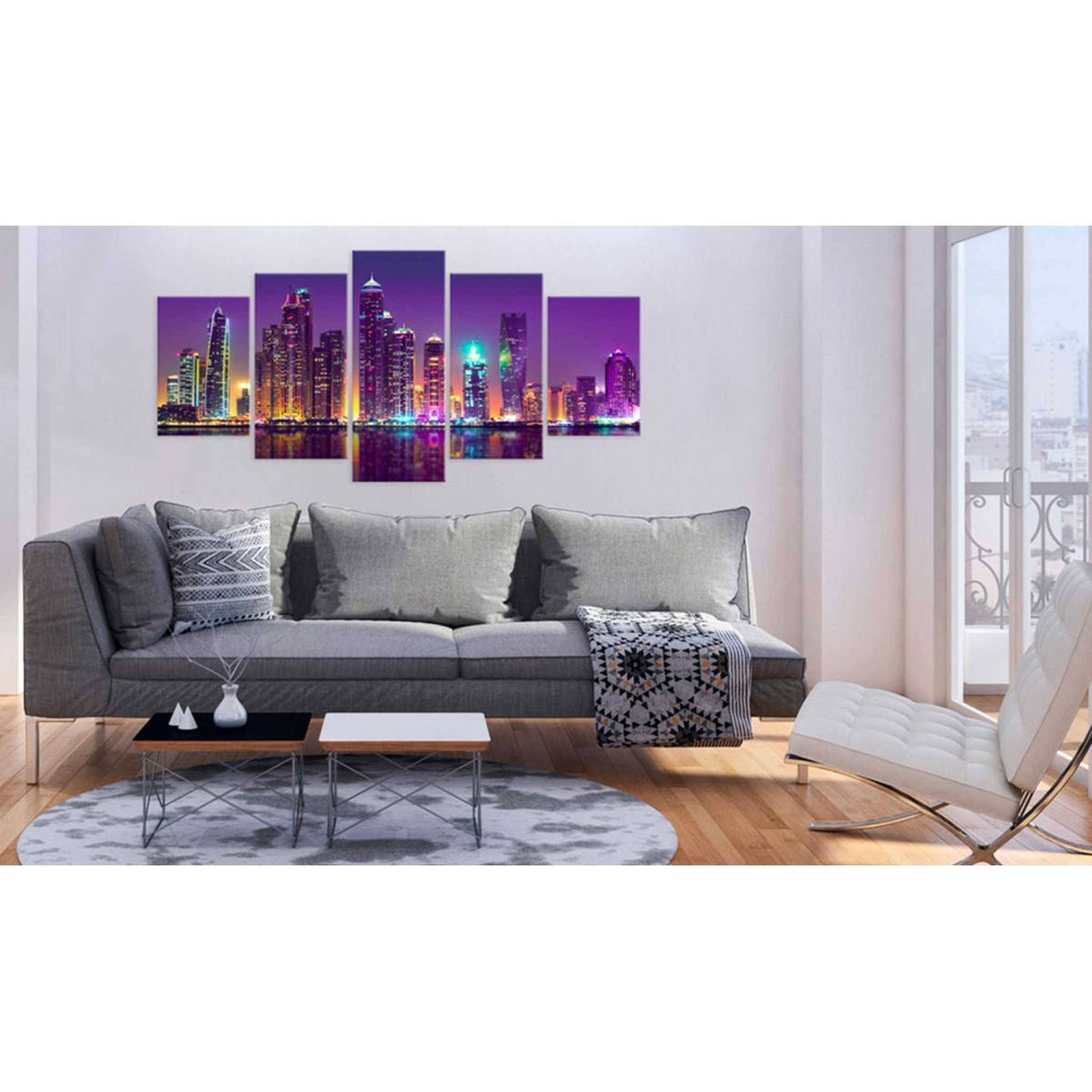 Voir la diapositive 2 : Paris Prix Tableau imprimé  purple nights