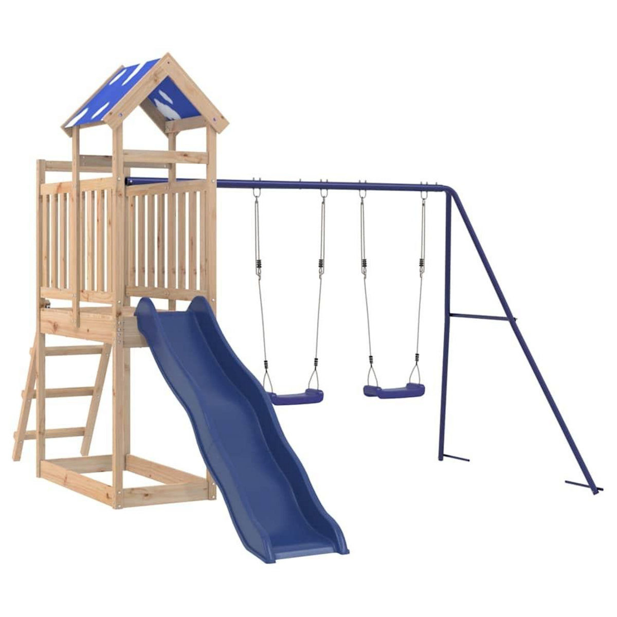 VIDAXL Aire de jeux d'exterieur bois de pin massif