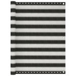 VIDAXL Ecran de balcon PEHD 120x600 cm Anthracite et blanc