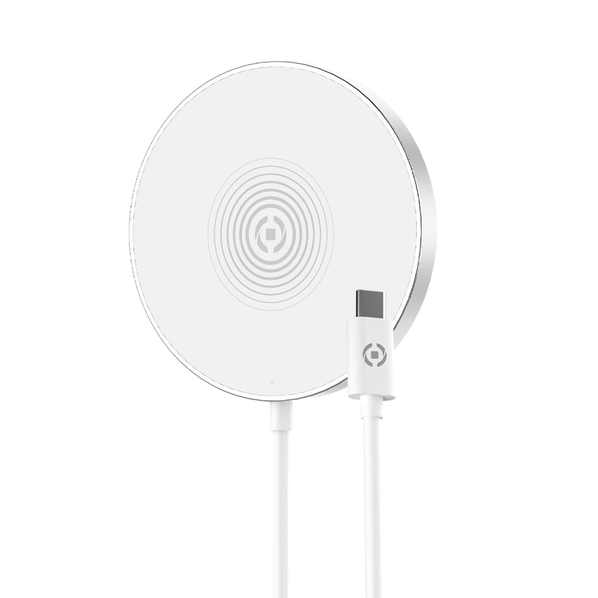 CELLY Celly MAGCHARGE chargeur d'appareils mobiles Smartphone Argent, Blanc USB Recharge sans fil Intérieure