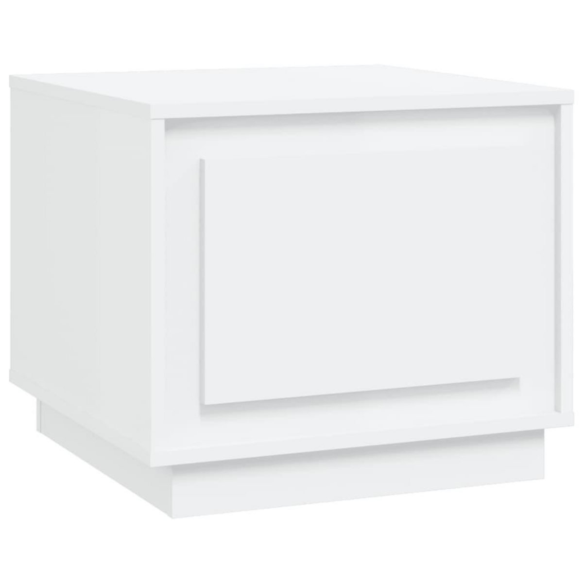VIDAXL Table basse blanc 51x50x44 cm bois d'ingenierie