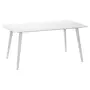 JARDILINE Table de jardin - 4/6 places - Aluminium - Blanc - CORFOU