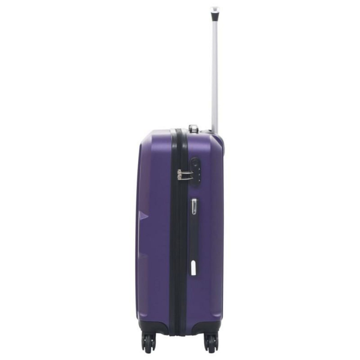 VIDAXL Valise rigide 3 pcs Violet ABS