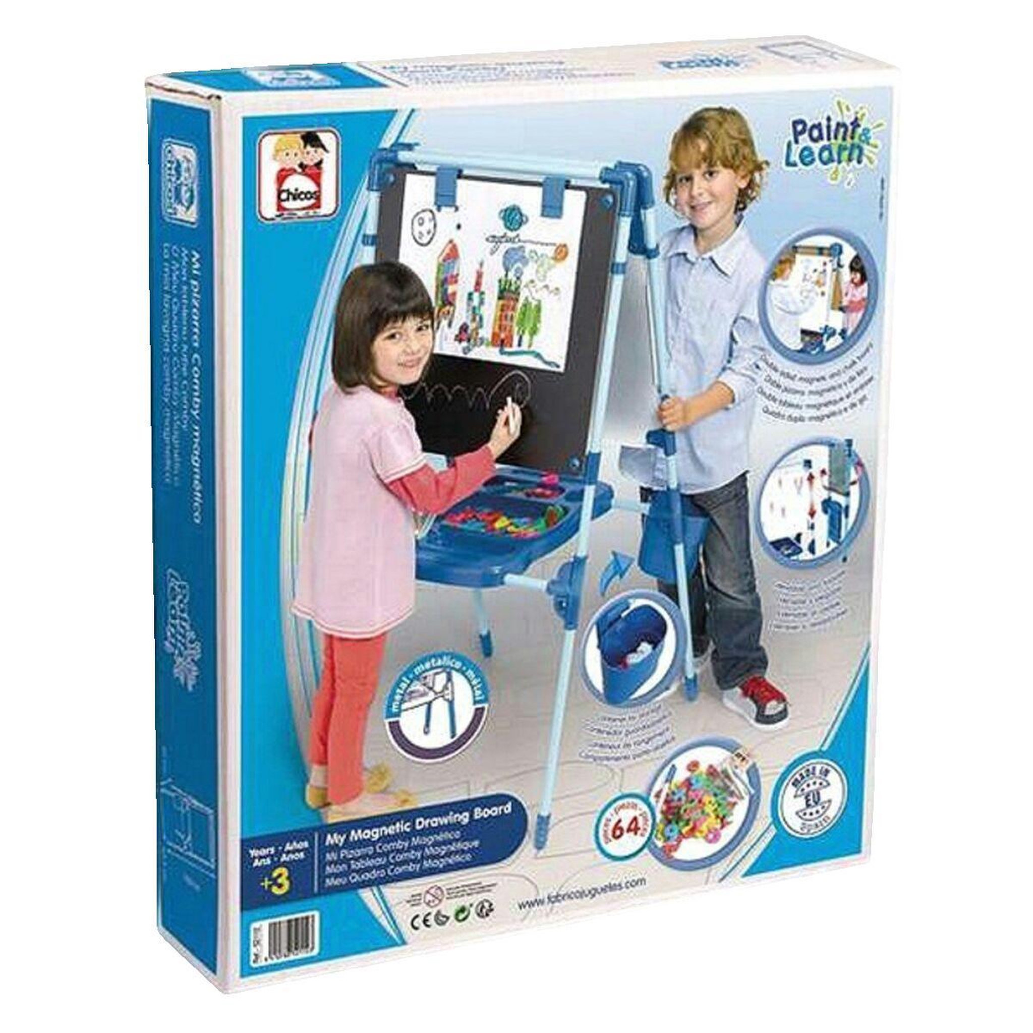 Chicos Tableau et pupitre Chicos Magnétique 2 en 1