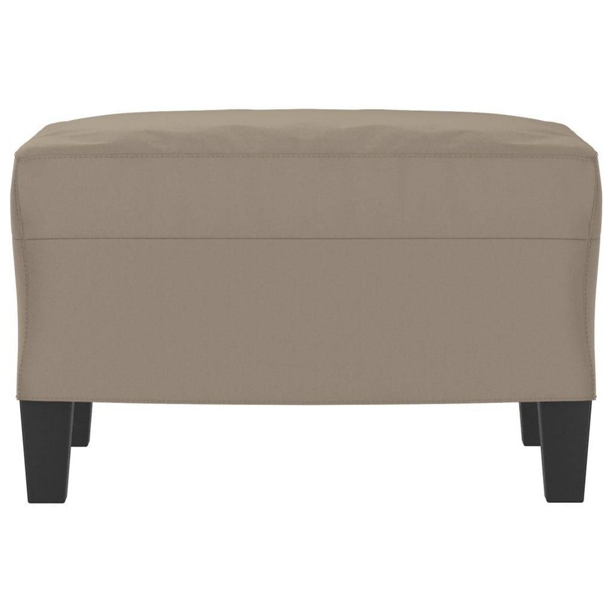 VIDAXL Repose-pied Taupe 60x50x41 cm Tissu microfibre