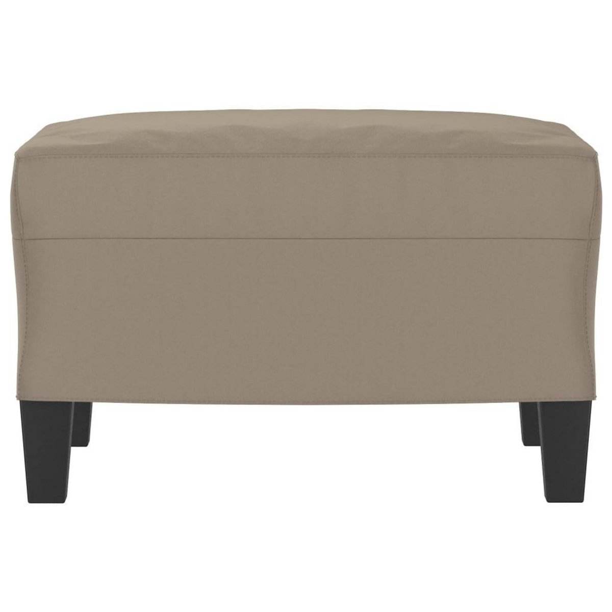 VIDAXL Repose-pied Taupe 60x50x41 cm Tissu microfibre