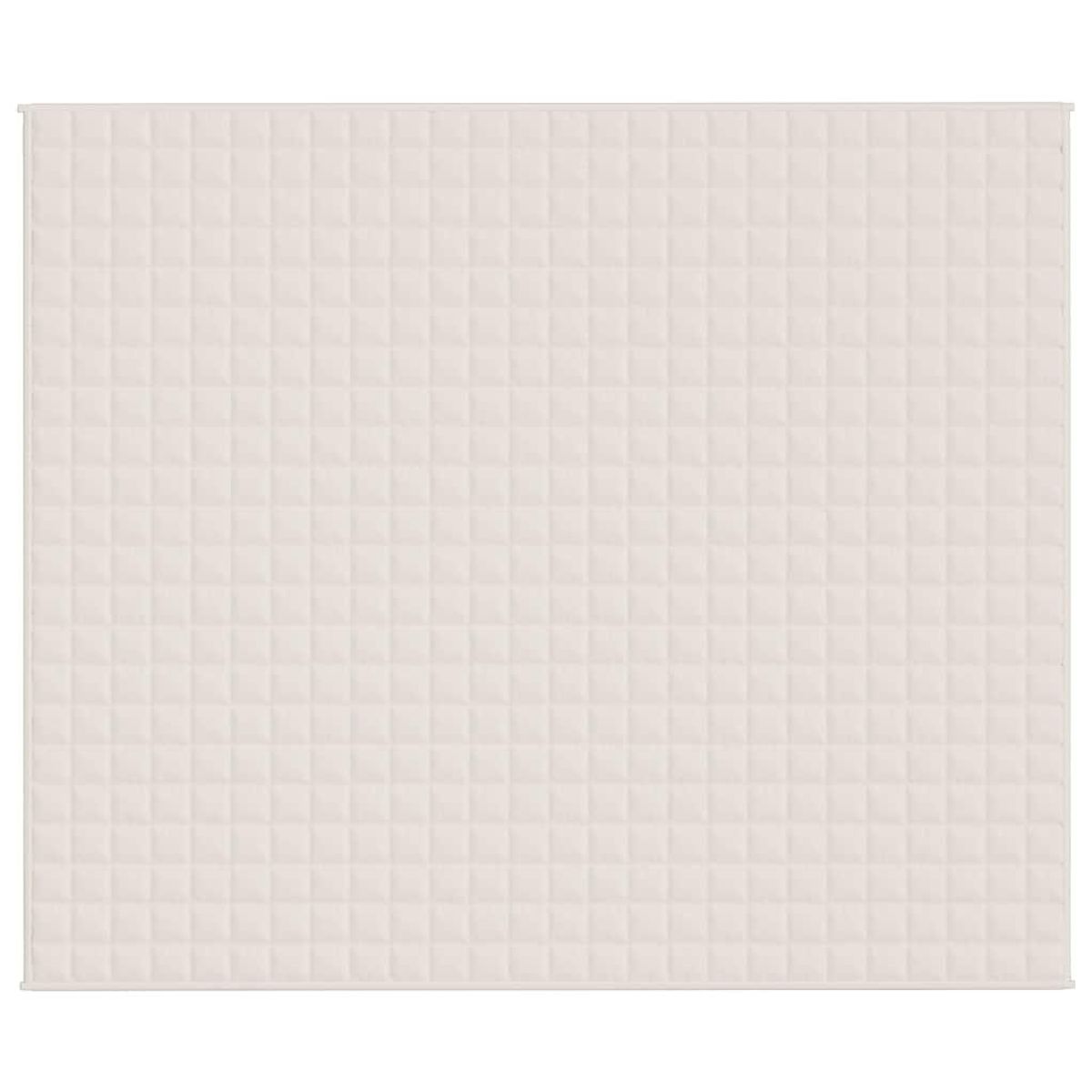 VIDAXL Couverture lestee Creme clair 220x260 cm 11 kg Tissu