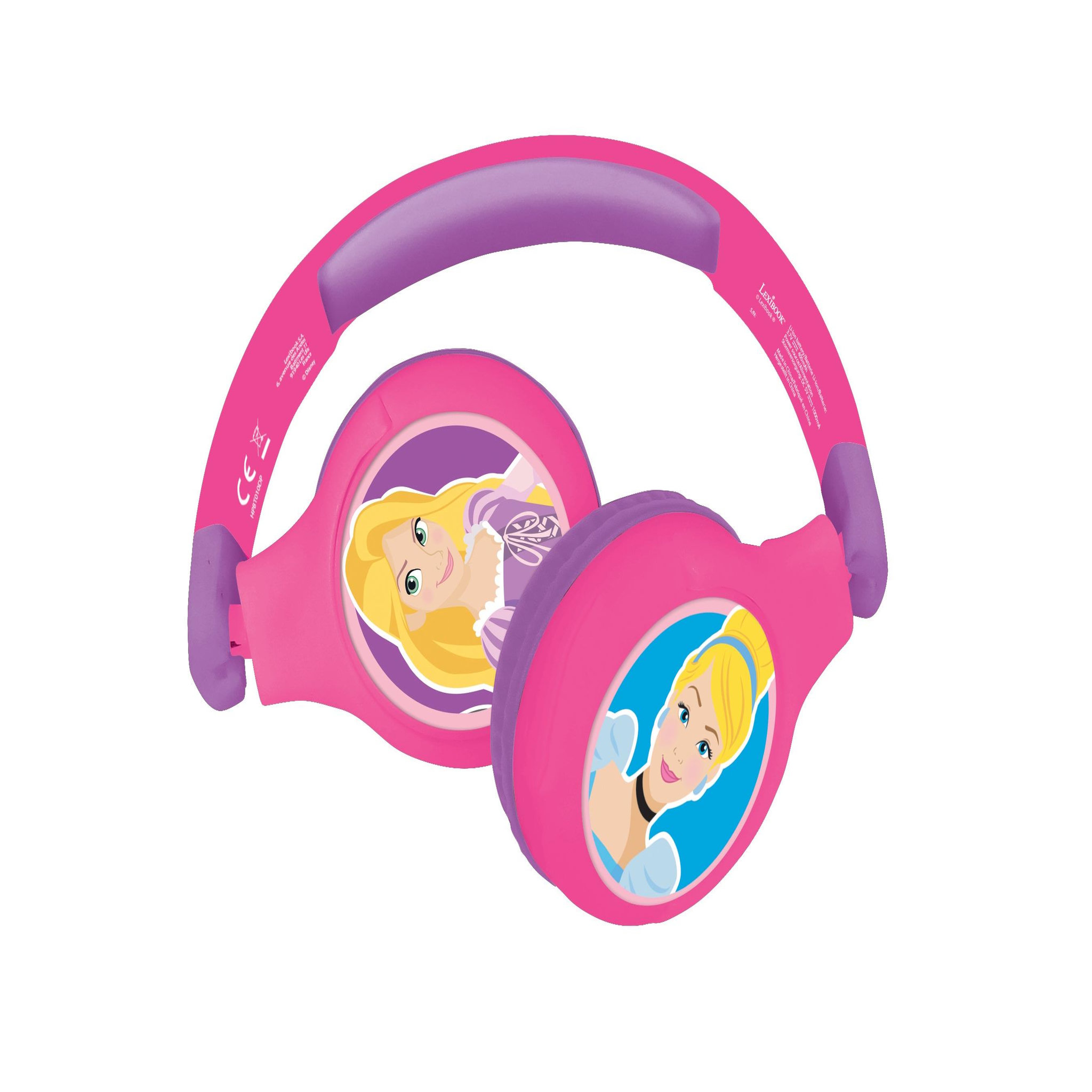 Voir la diapositive 2 : Lexibook Casque 2 en 1 Disney Princesse Bluetooth et Filaire avec limitation de son