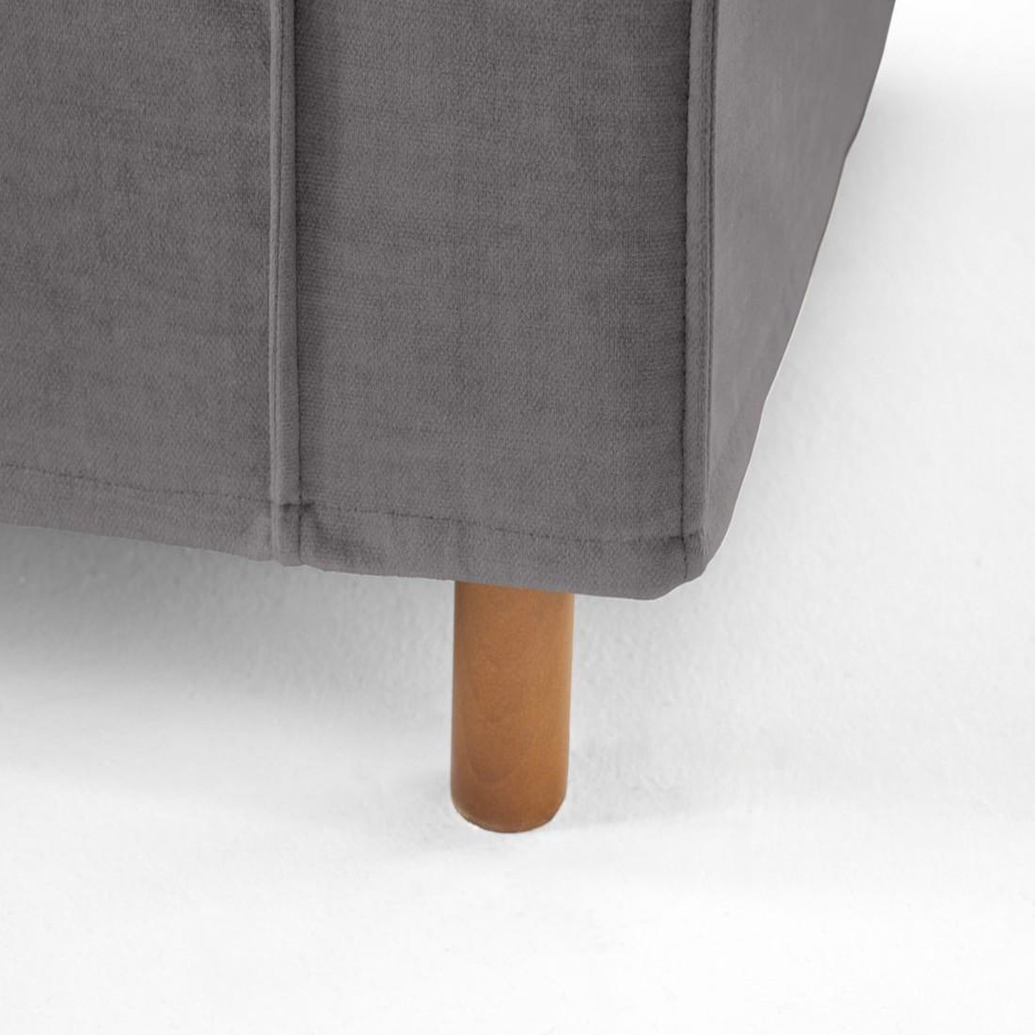 Voir la diapositive 2 : LISA DESIGN Jake - canapé déhoussable d'angle gauche 5 places en velours