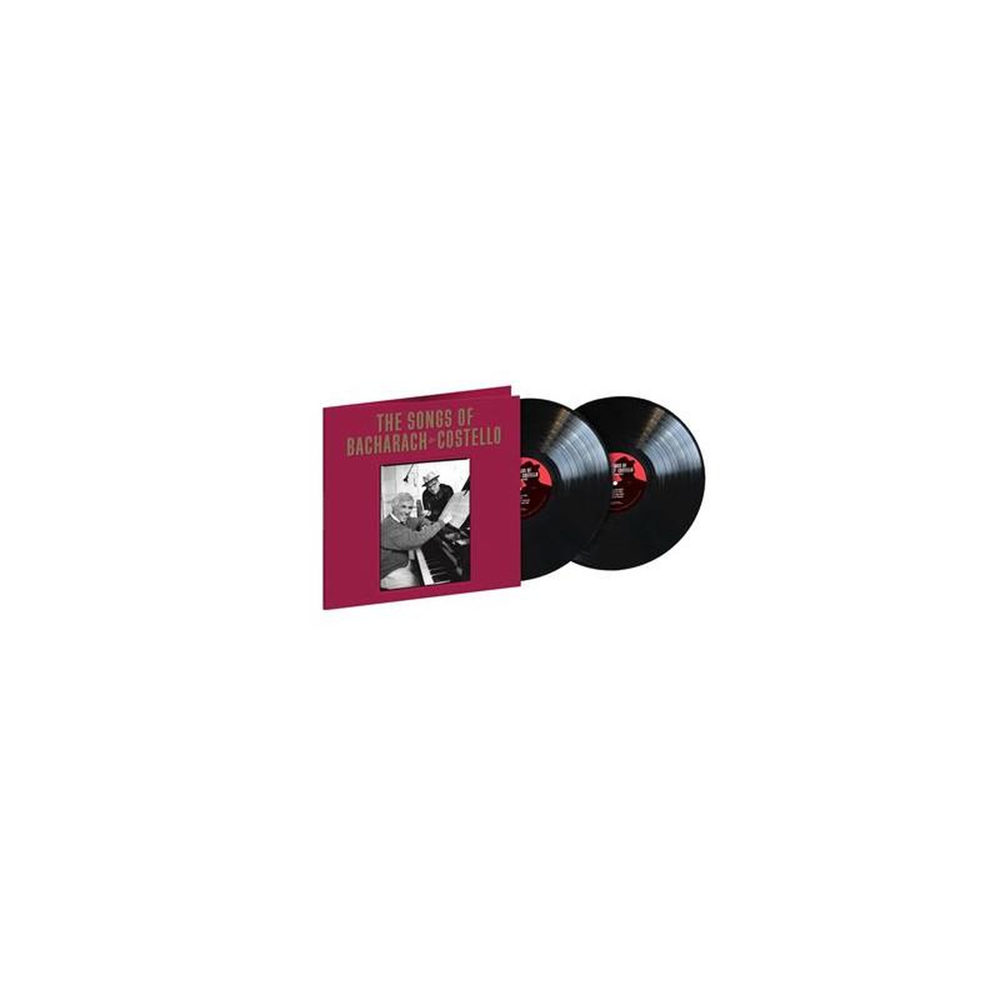 Vinyle lp the songs of bacharach & costello  édition limitée noir, pochette maron/violet