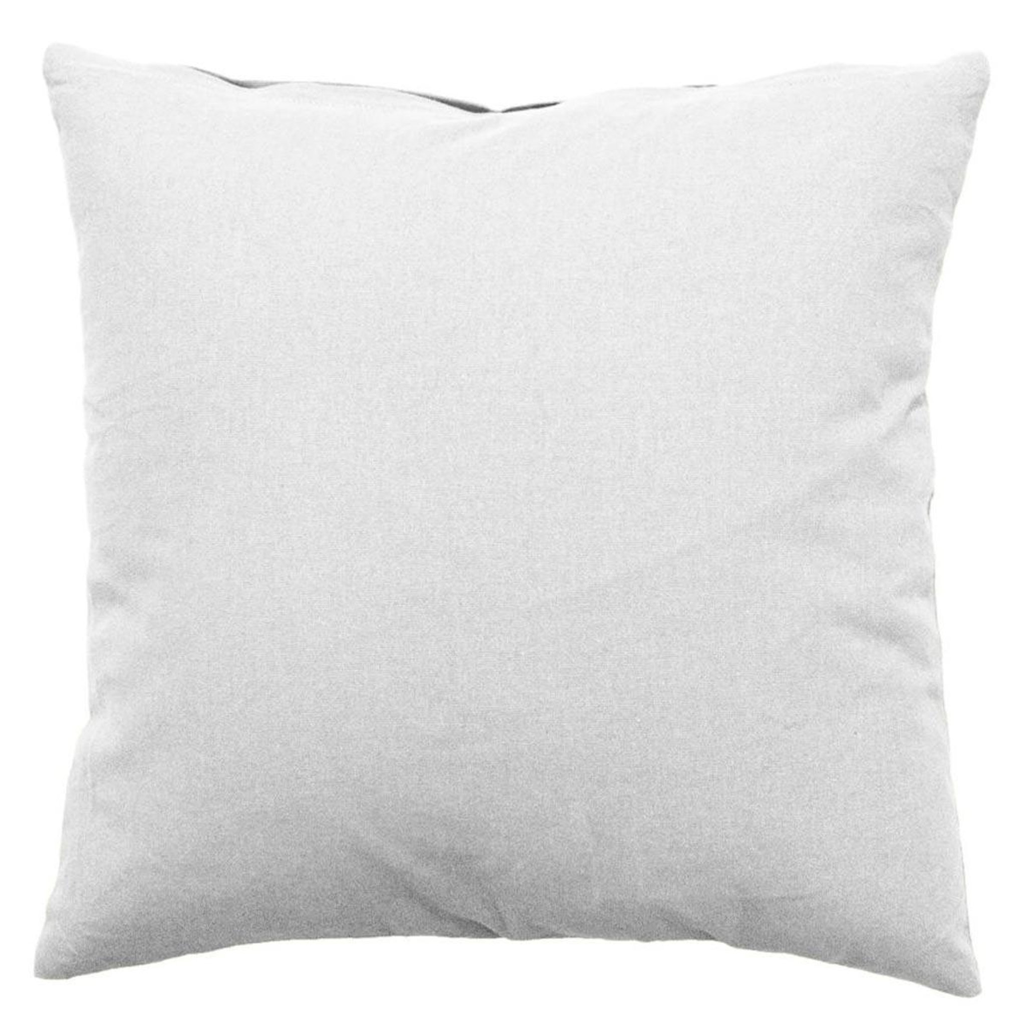 ENJOY HOME Coussin déco uni déhoussable  panama  40x40cm blanc