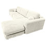 Voir la diapositive 5 : LISA DESIGN Rachel - canapé d'angle droit 4 places en tissu bouclette