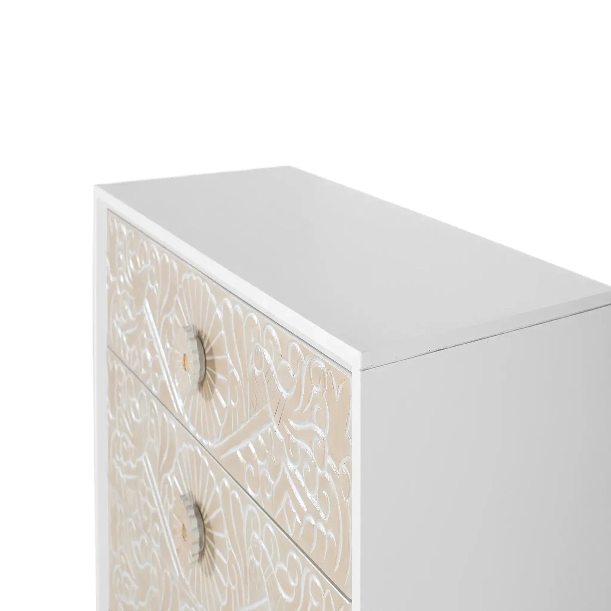 Voir la diapositive 3 : GINER Y COLOMER SL Commode en bois de manguier 90 cm style méditerranéen moderne