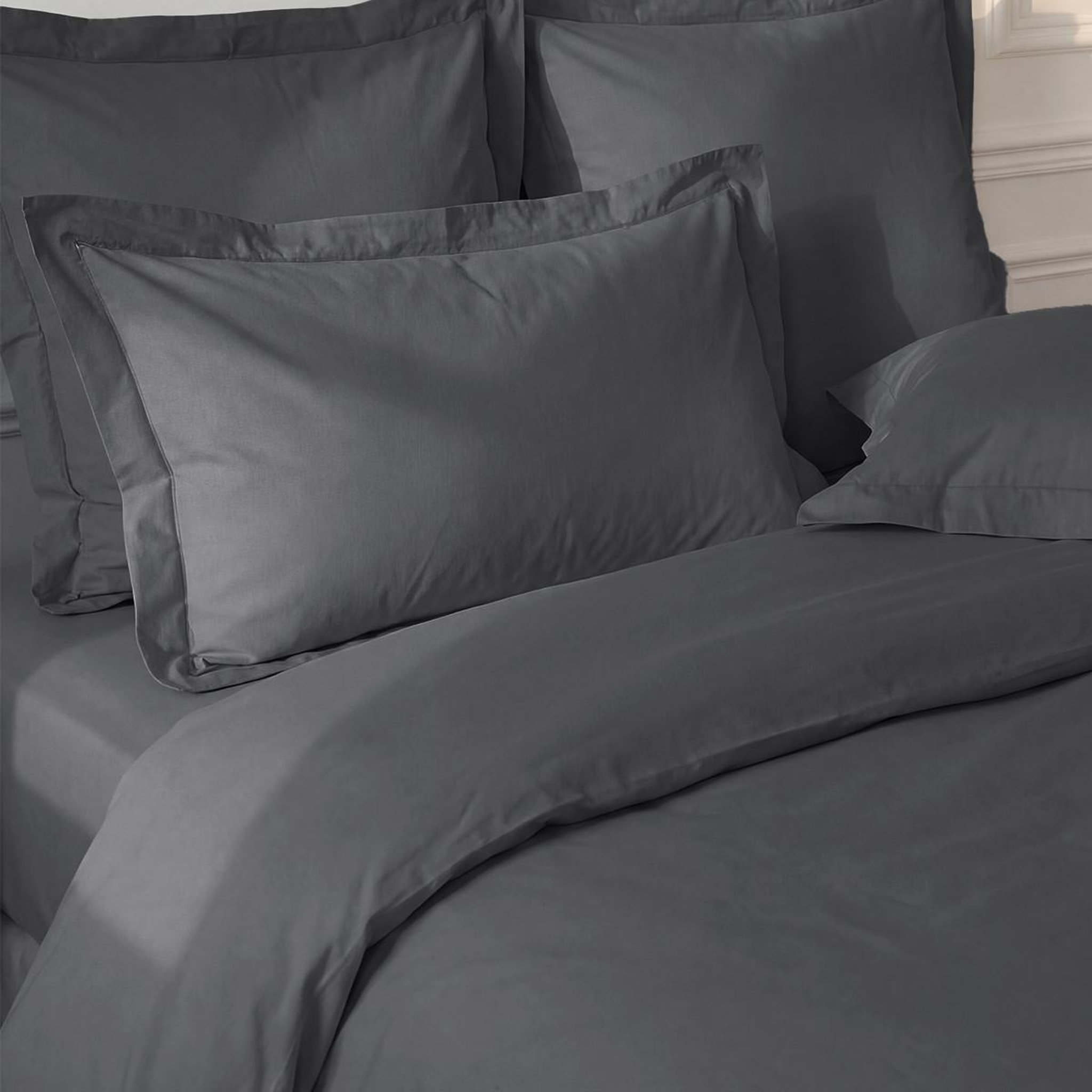 Voir la diapositive 4 : Sensei Maison Housse de couette en percale coton SOFT PERCALE