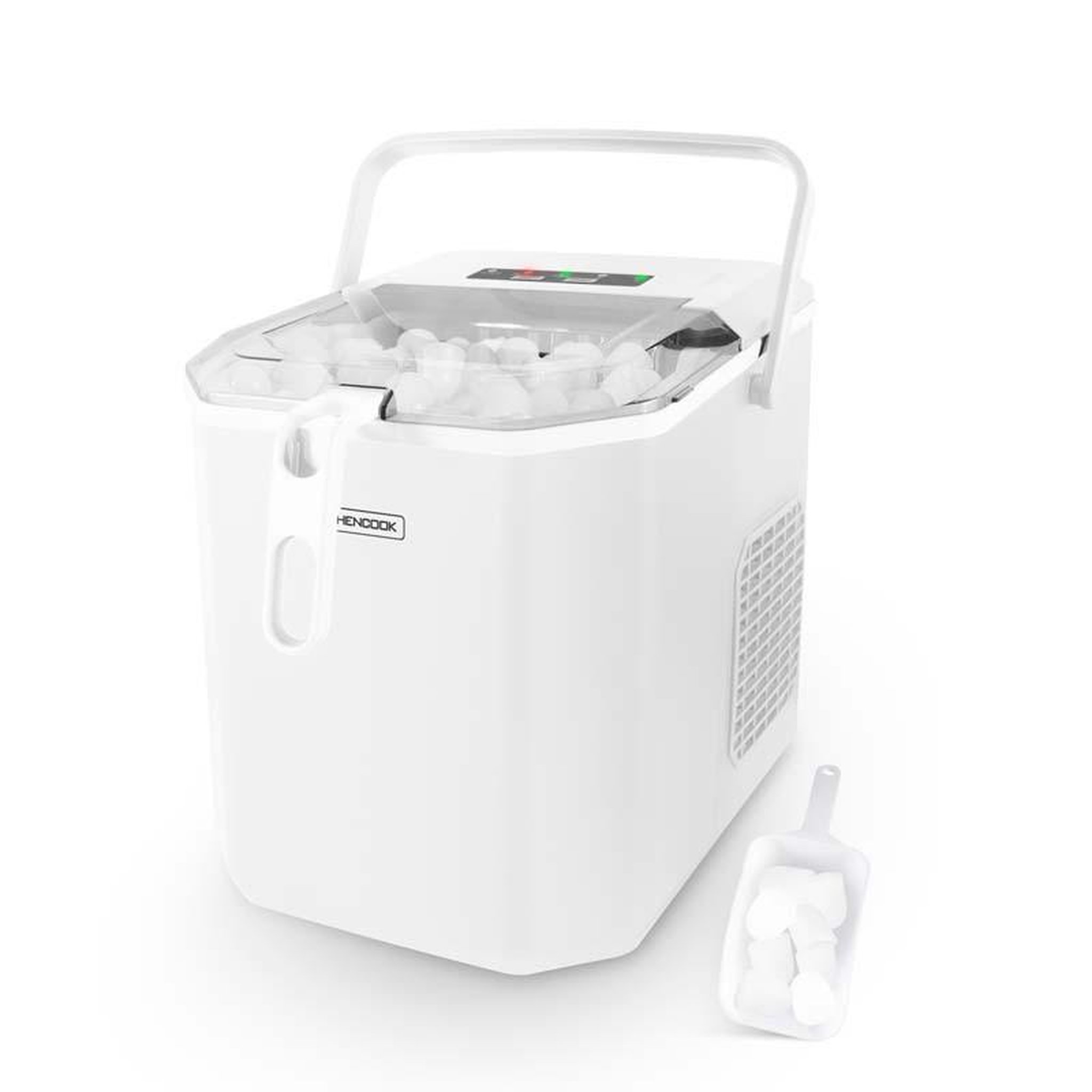 Voir la diapositive 3 : KITCHENCOOK Machine à glaçons blanche cubeo white de la marque kitchencook