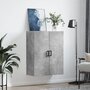 Voir la diapositive 3 : VIDAXL Armoire murale gris beton 69,5x34x90 cm