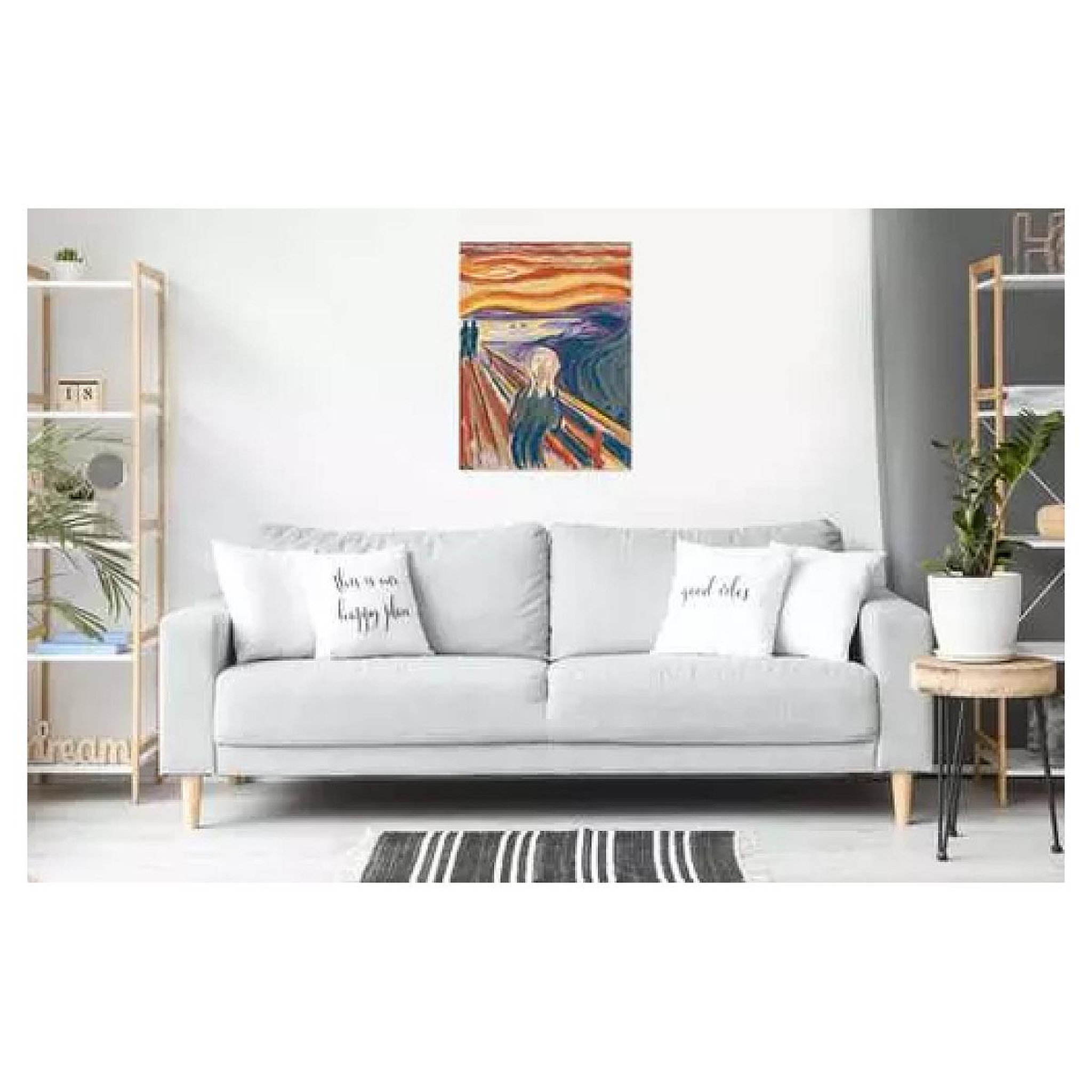 Voir la diapositive 3 : RAVENSBURGER Peinture par numero adulte - CreArt 30x40cm Le Cri