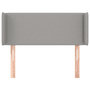 Voir la diapositive 3 : VIDAXL Tete de lit avec oreilles Gris clair 83x16x78/88 cm Tissu